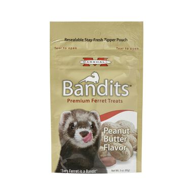 Marshall snack bandits para hurón sabor mantequilla de maní 85 GR