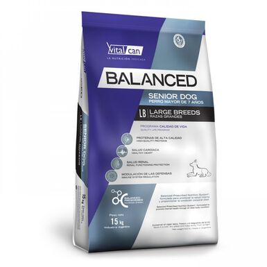 Balanced adulto senior raza grande 15 KG