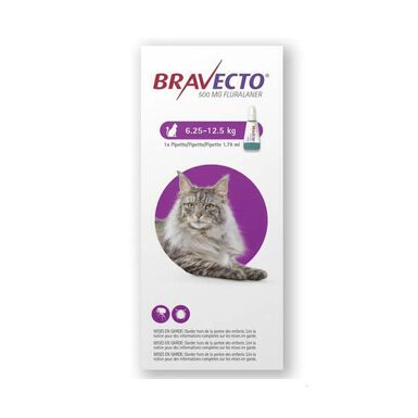 Desparasitante bravecto 6.25 a 12.5KG 6.25 - 12.5KG