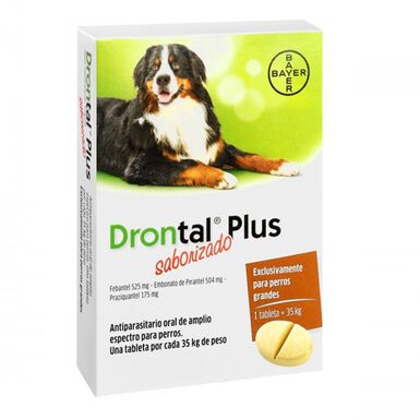 Desparasitante drontal plus a partir de 35KG . plus
