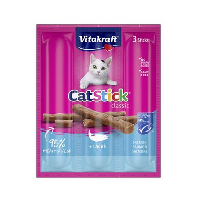 Vitakraft snack cat stick salmon unidad 18 GR