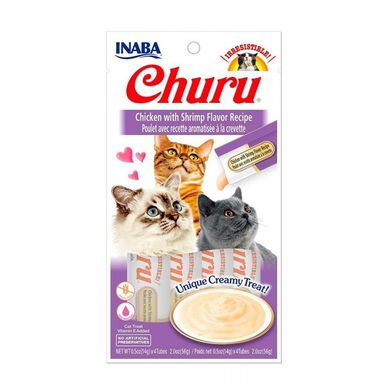 Churu de pollo con camaron 56GR