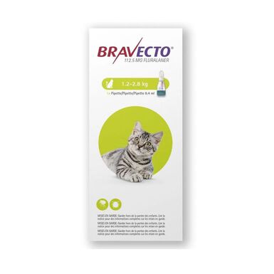 Desparasitante bravecto 1.2 - 2.8KG 1.2 - 2.8KG