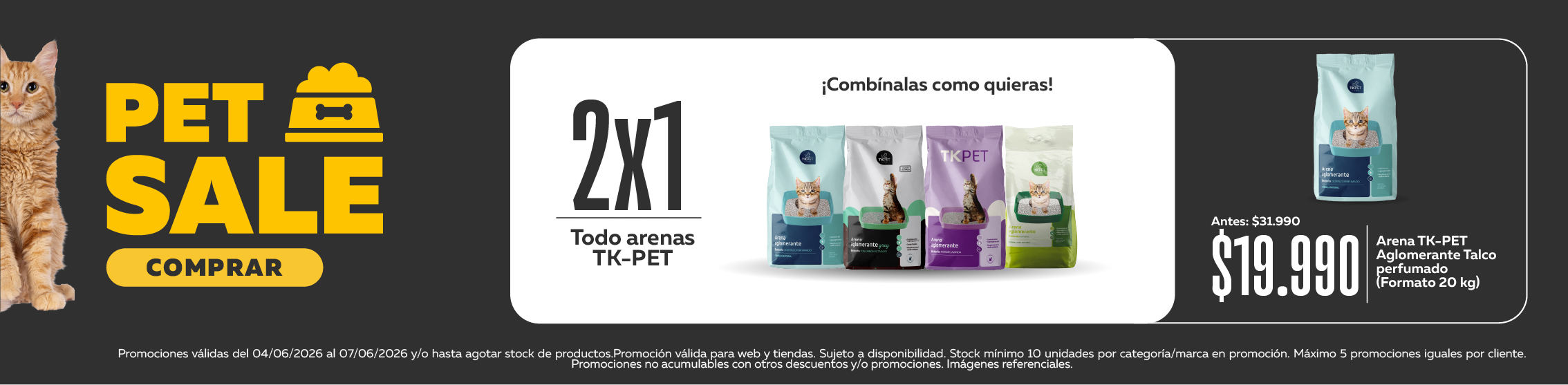 Pet sale arenas tkpet