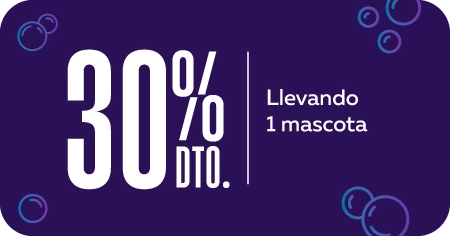 30% todos los servicios de baño y peluquería