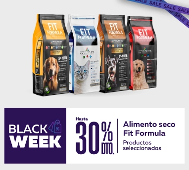 Ofertas Black week en alimento seco Fit formula