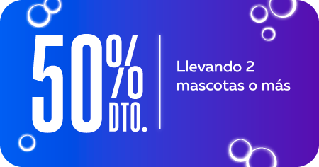Cyber 50% llevando 2 mascotas o mas