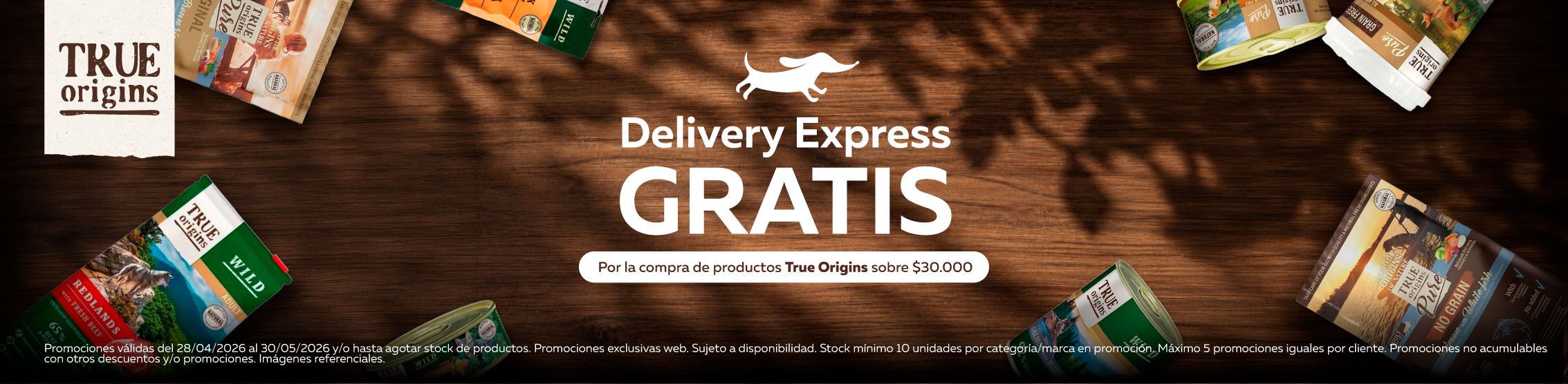 Delivery express gratis True Origins
