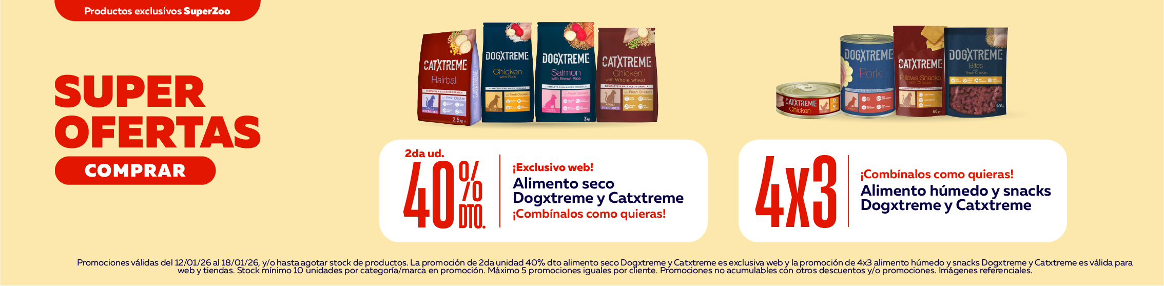 super ofertas Dogxtreme y Catxtreme