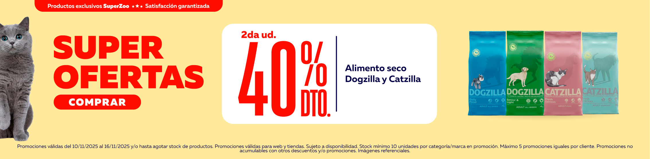 super ofertas dogzilla y catzilla