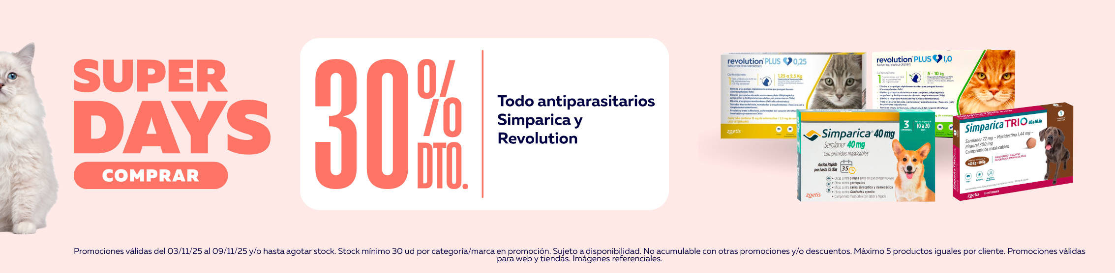 superdays simparica y revolution