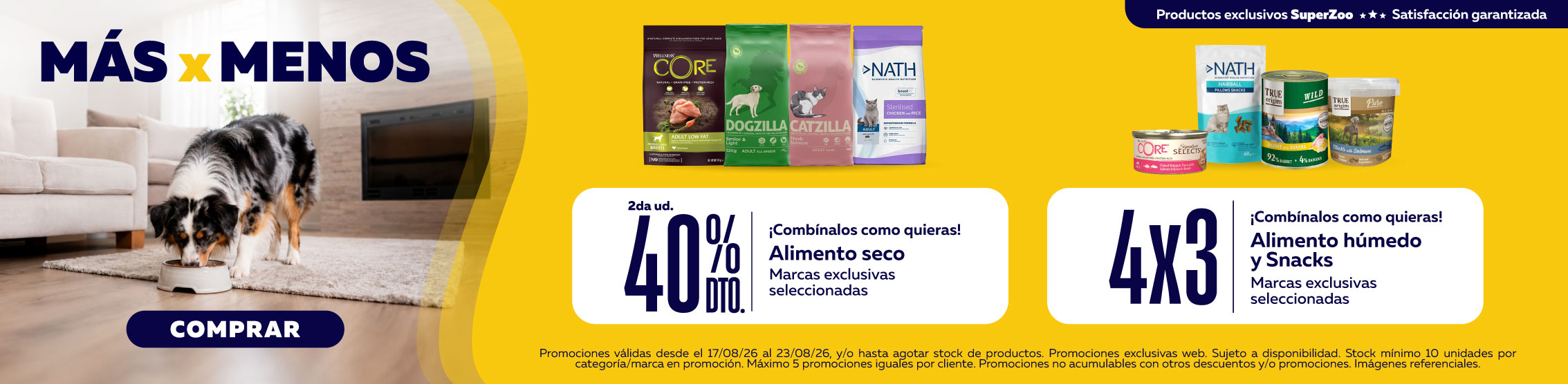 masxmenos alimento seco
