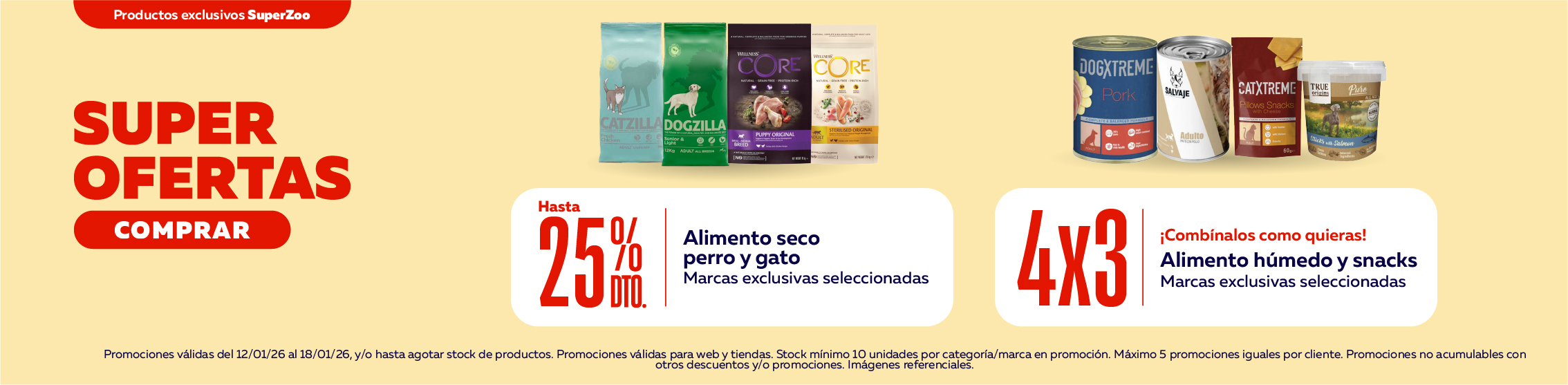 super ofertas alimento seco
