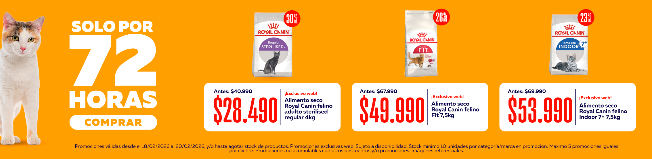 precios bomba Royal Canin