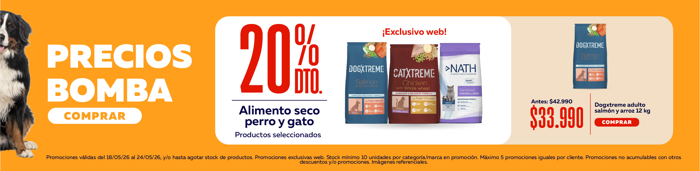 masxmenos alimento seco