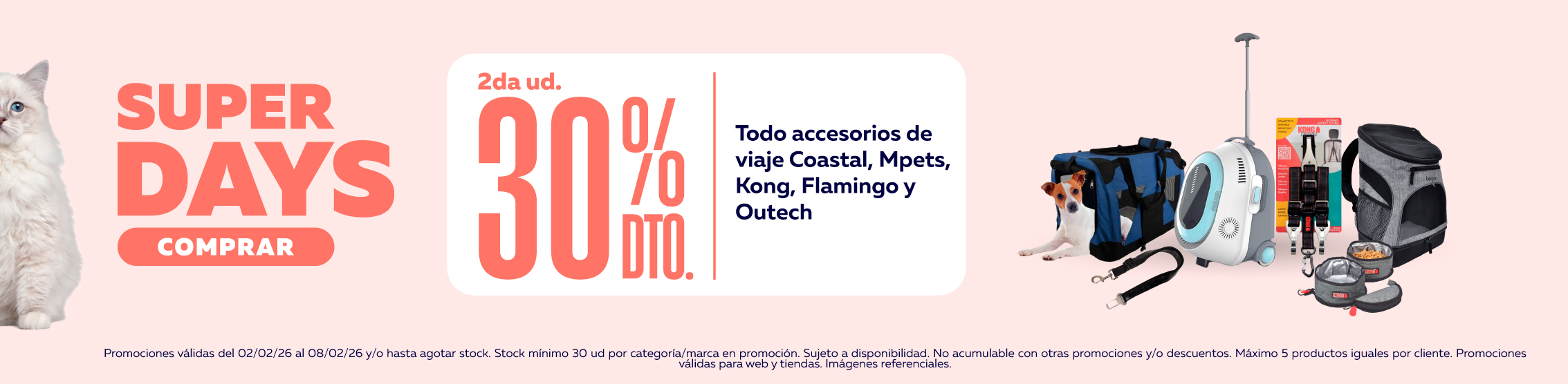 superdays viaje jaulas y transportadores