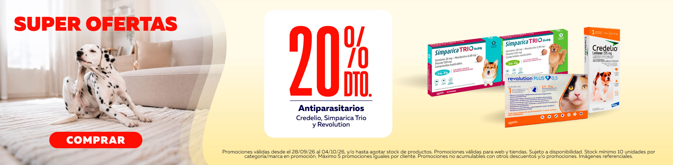super ofertas antiparasitarios
