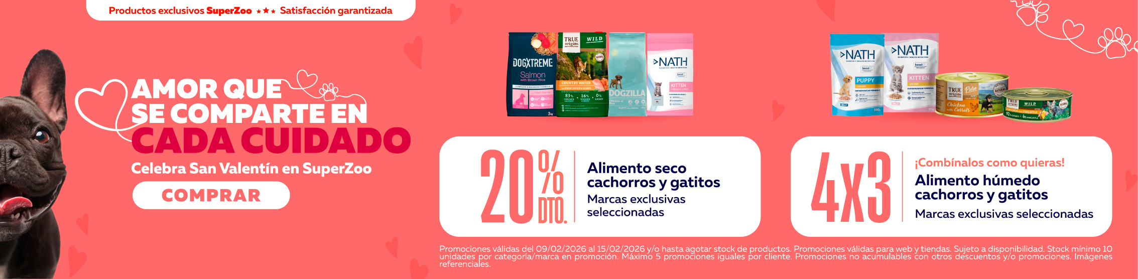 San Valentin alimento