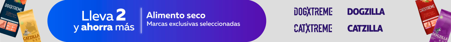 Alimento seco Lleva 2 y paga menos en alimento de marcas selecionadas