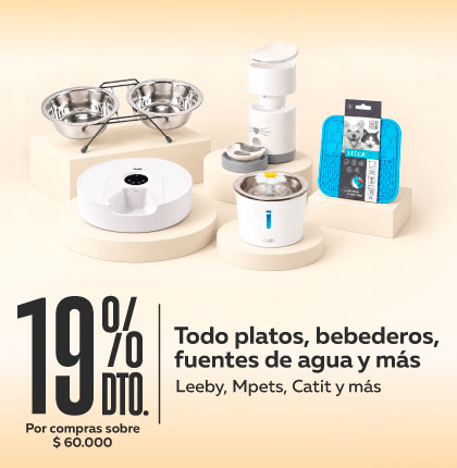 Platos y bebederos