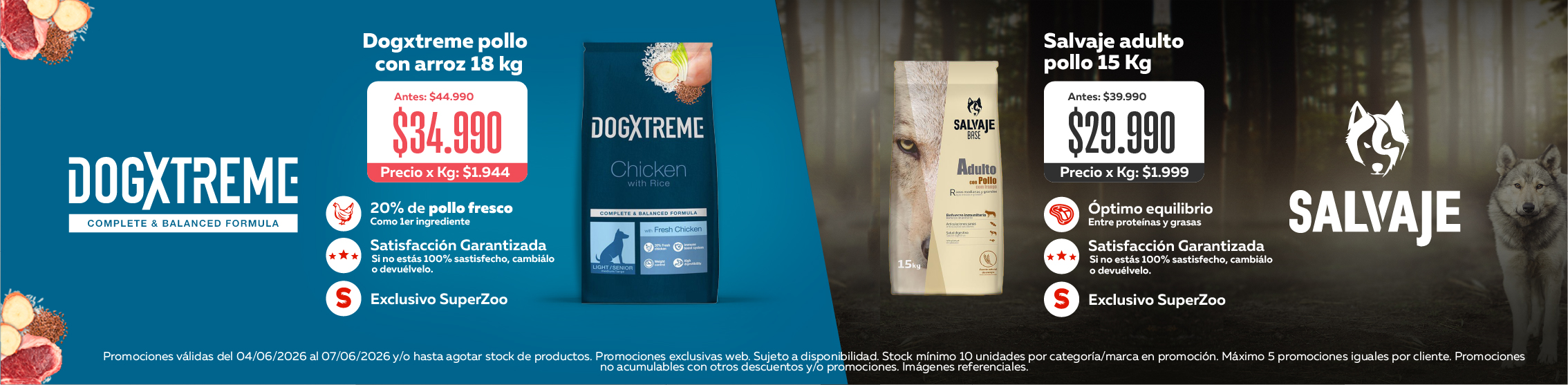 Pet sale alimento dogxtreme y salvaje