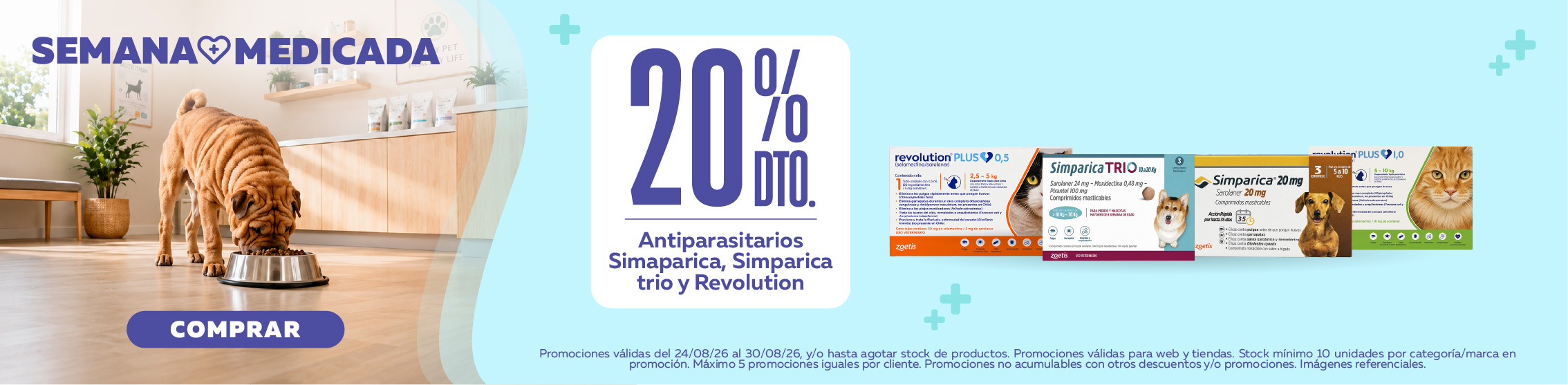 dias sin iva antiparasitarios