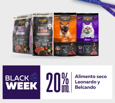 Ofertas Black week en todo alimento seco Leonardo y Belcando