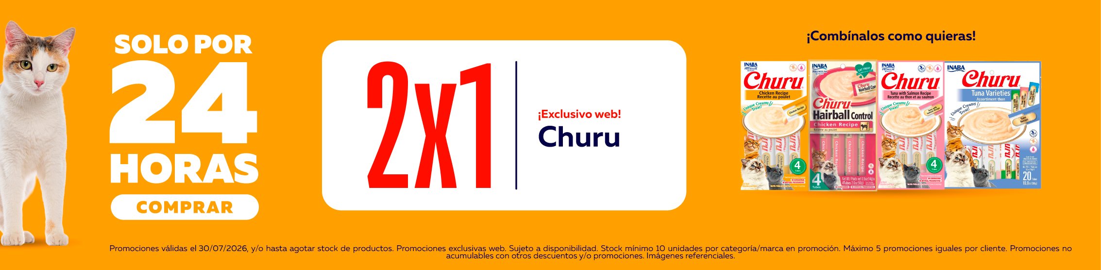 solo x 24 horas Churu 2x1