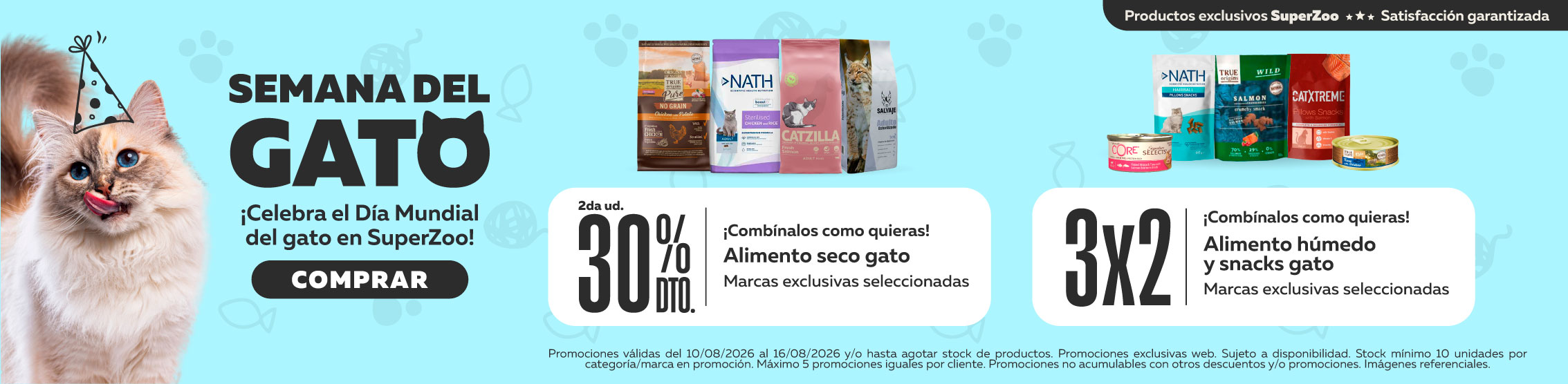 Semana del gato marcas exclusivas
