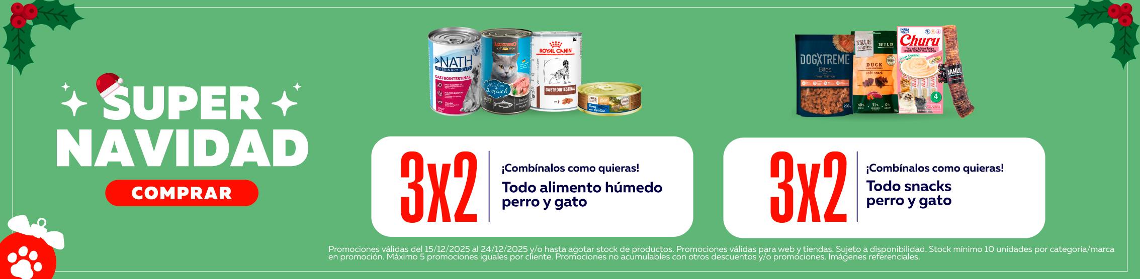 especial navidad h&uacute;medo y snacks