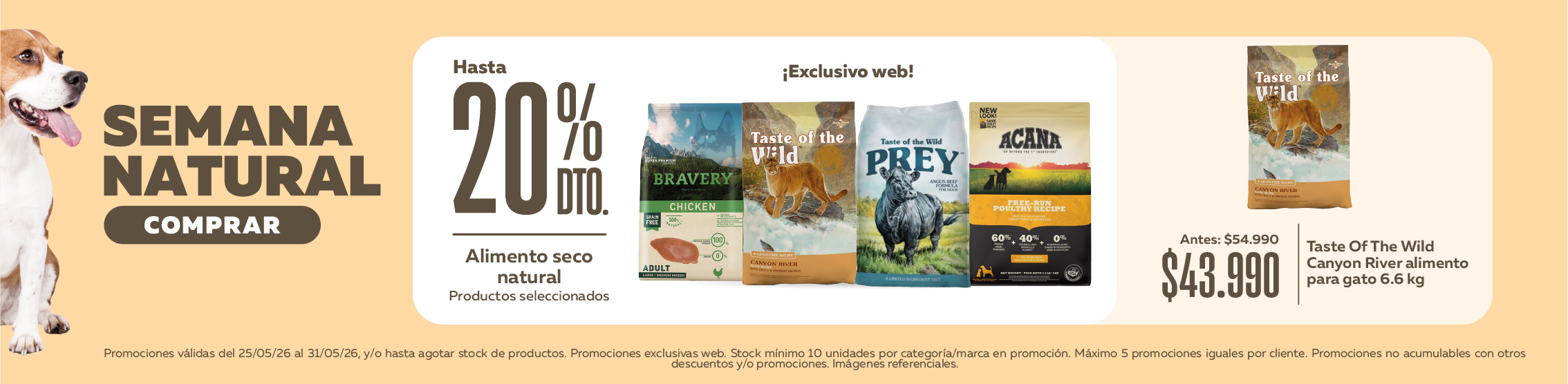 semana natural alimento seco