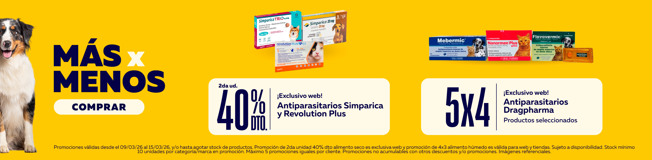 masxmenos antiparasitarios