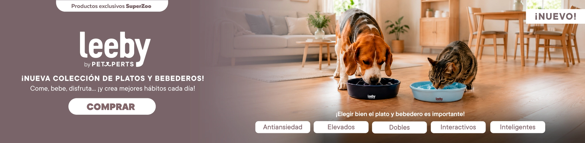 Ver m&aacute;s sobre platos y bebederos Leeby