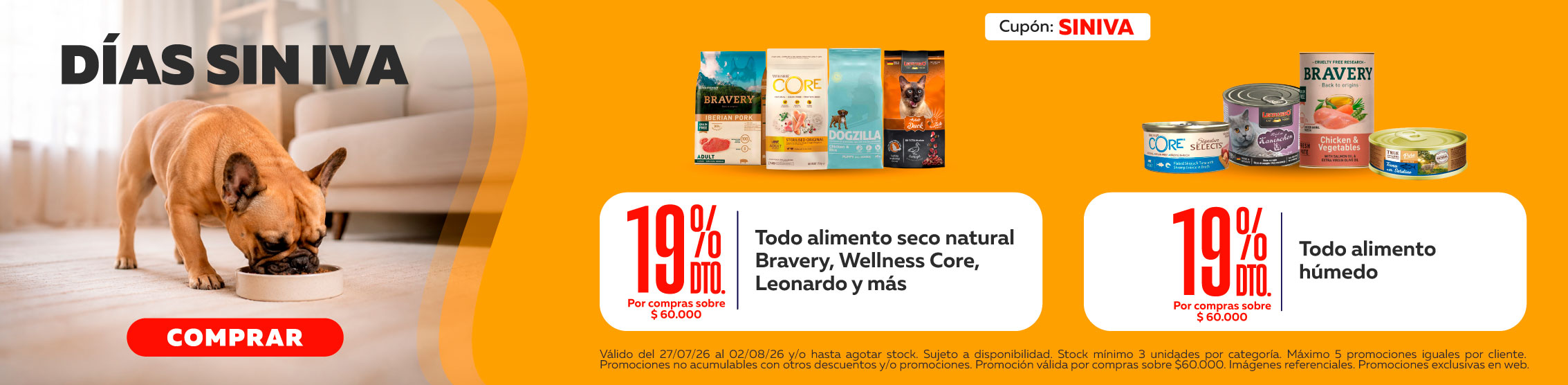 dias sin iva alimento natural