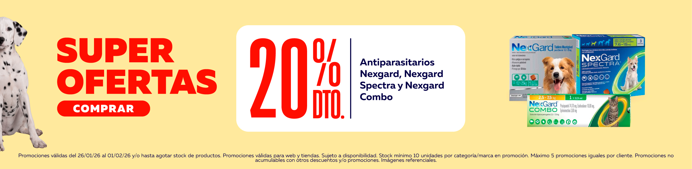 dias sin iva antiparasitarios