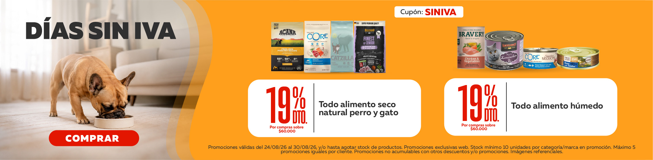 dias sin iva alimento natural