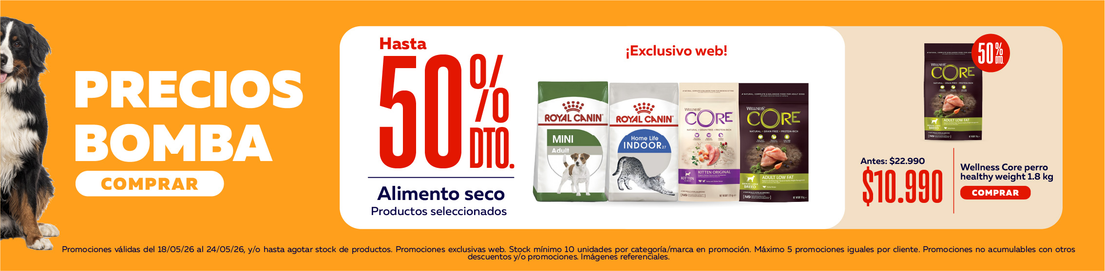 precios bomba