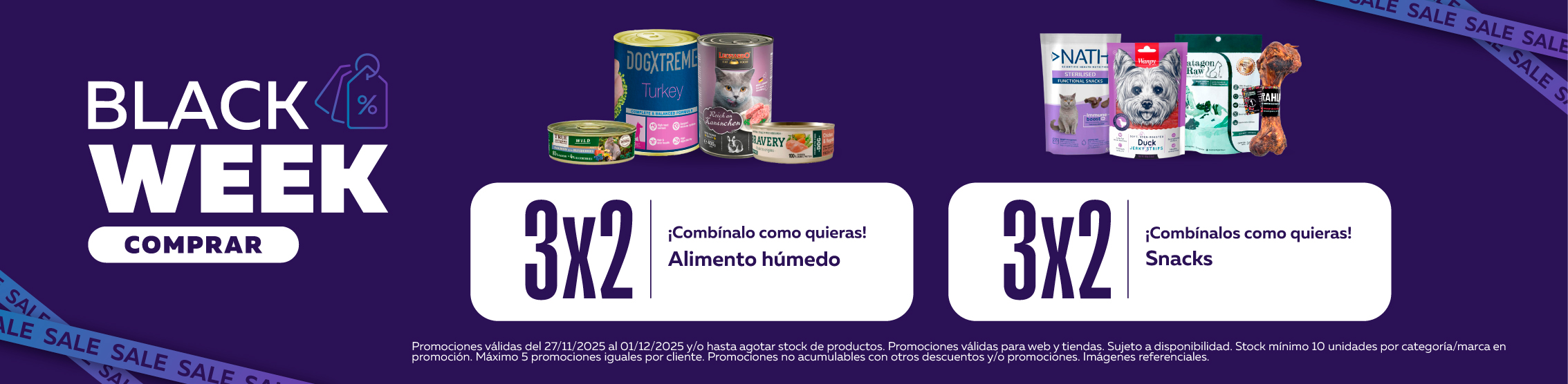 black week Snacks y Húmedo