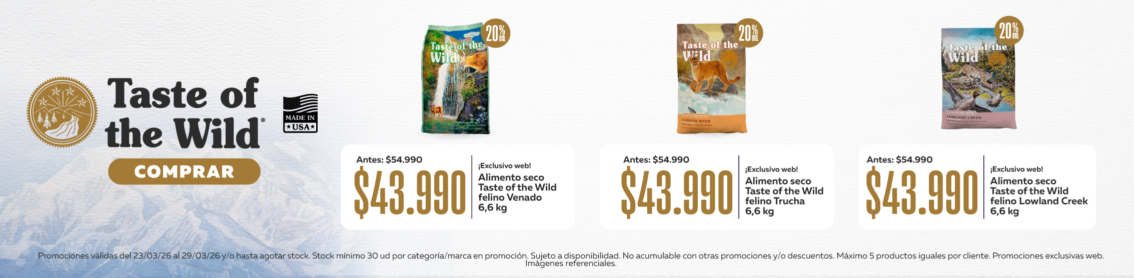 dias sin iva taste of the wild