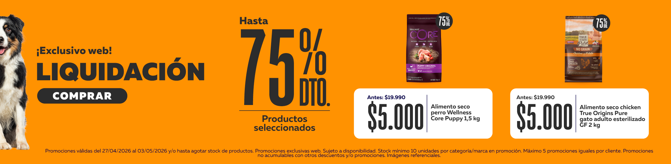 Pet sale wellness core