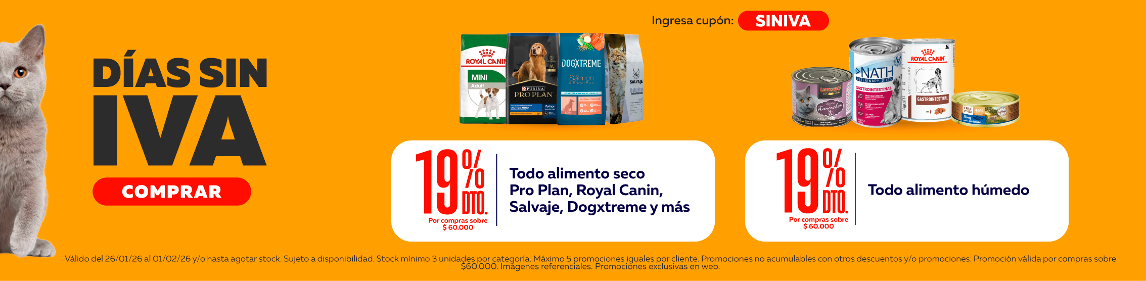 dias sin iva alimento