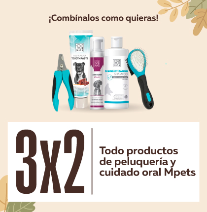 3x2 Peluquería y cuidado dental Mpets