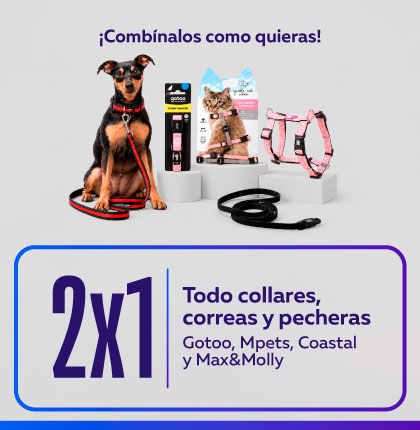 2x1 ollares, correas y pecheras 2x1 Collares corras y pecheras marcas seleccionadas