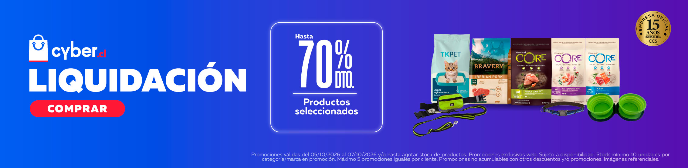 Hasta 70% de descuento en productos seleccionados