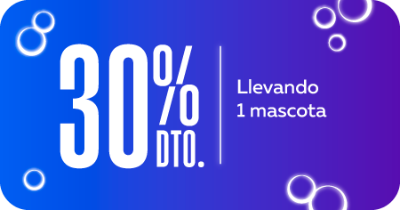 Cyber 30% llevando 1 mascota