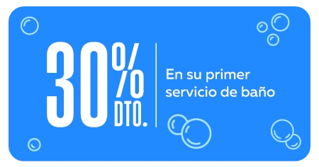 30% dto primer baño
