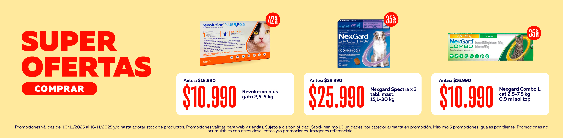 super ofertas antiparasitarios