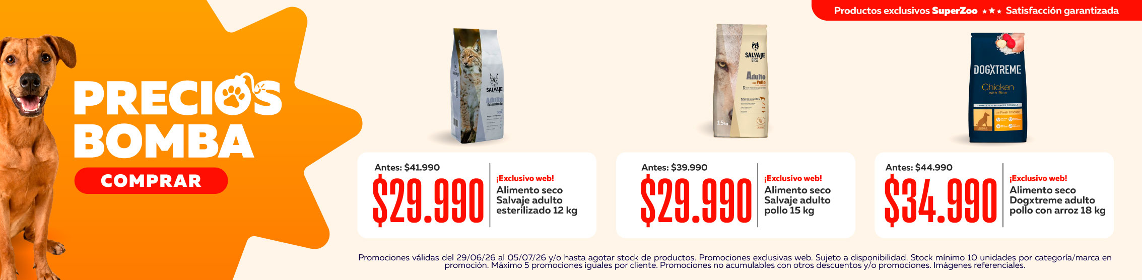 precios bomba