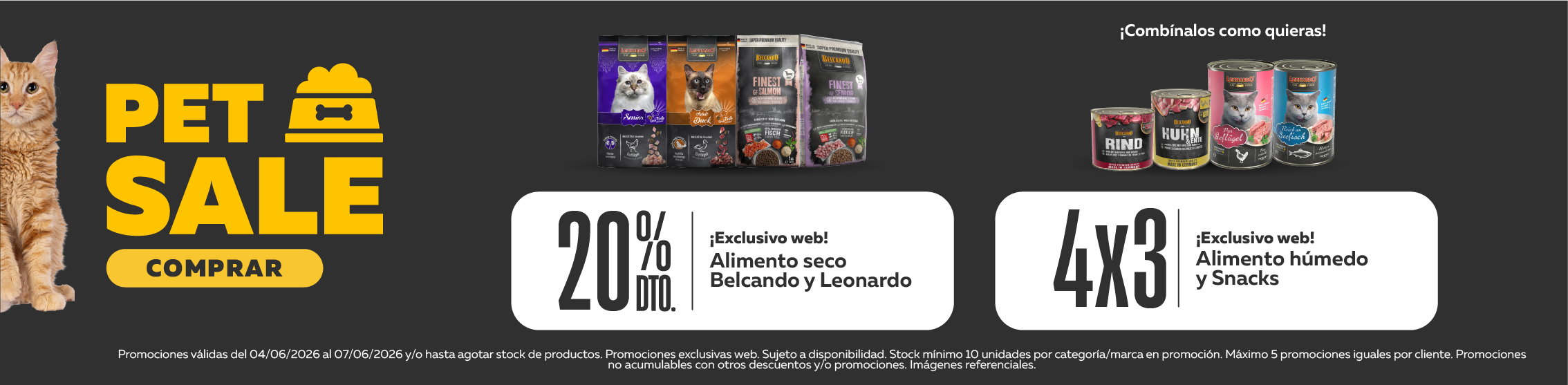 Pet sale leonardo y belcando