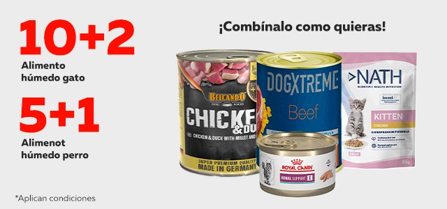 Alimento humedo perro y gato